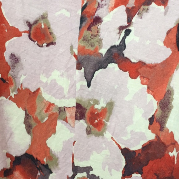 Simply Vera Wang wrap top blouse print - Picture 4 of 7